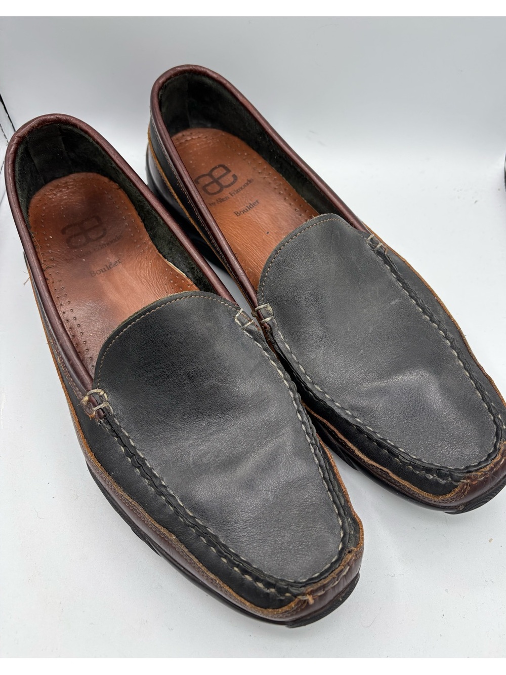 Allen Edmonds Boulder Venetian Driving Moccasins Leather Slip Ons Loafers